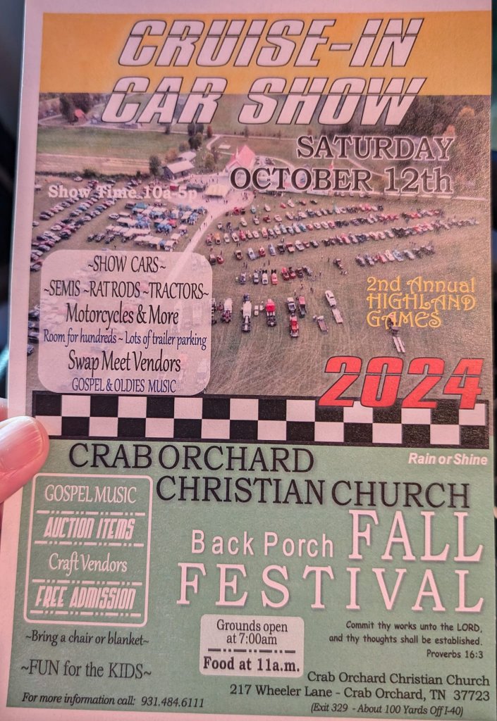 Crab Orchard Cruise-In Car Show Poster