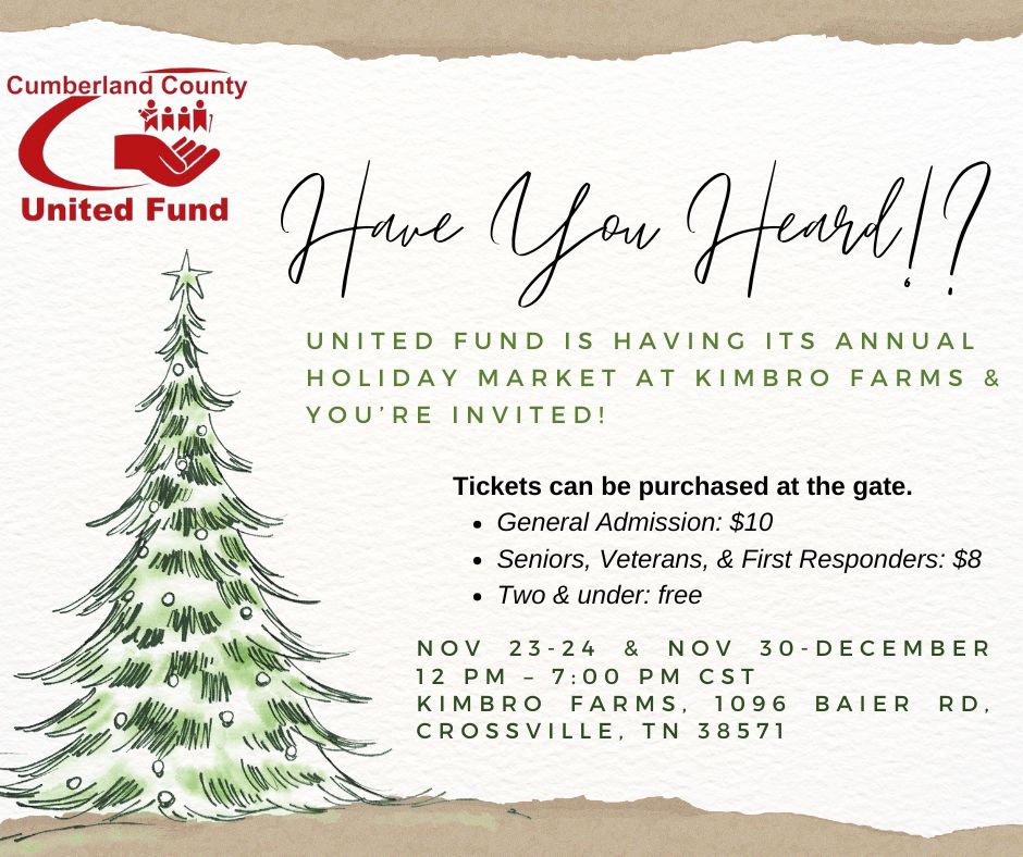 Poster United Fund Holiday Market 2024